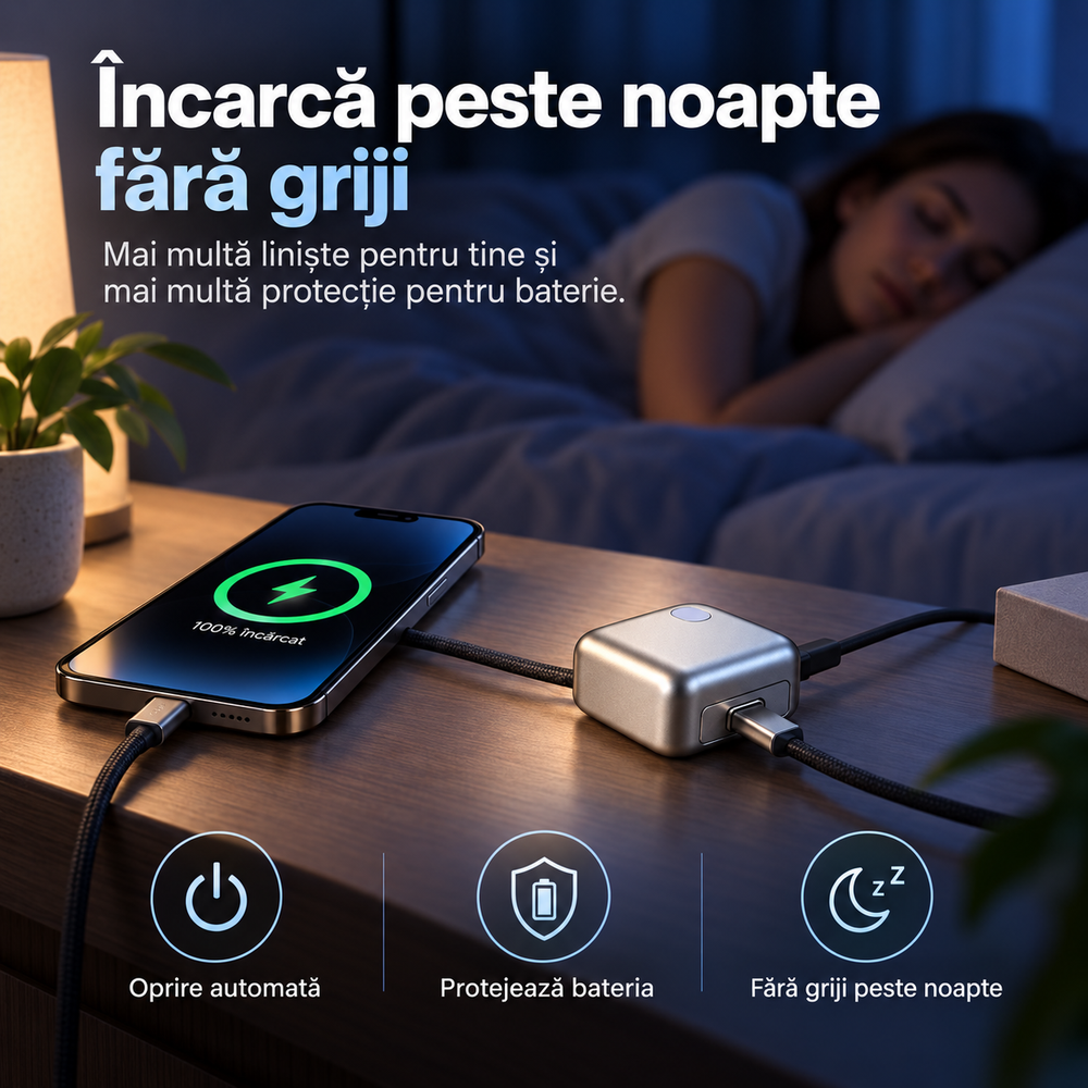 Adaptor Inteligent  cu Oprire Automată